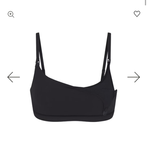 SKIMS MATERNITY PUMPING SCOOP BRALETTE | ONYX