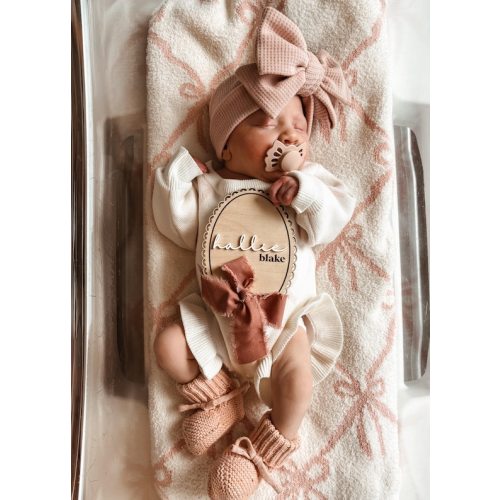 Birth Announcement Sign, Bow Birth Announcement Sign, Hospital Name Sign for Girl, Bows,bow Hospital Sign,ribbon Name Sign,name Announcement - Etsy