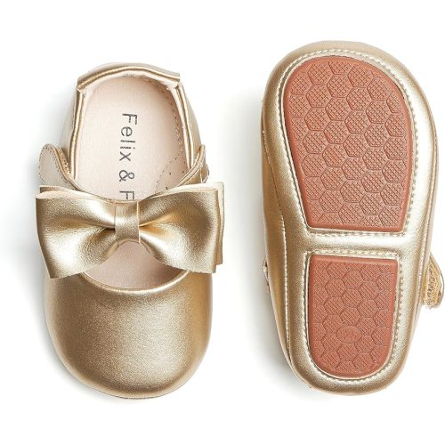 Soft Sole Baby Dress Shoes - Infant Baby Walking Shoes Moccasinss Rubber Sole Crib Shoes