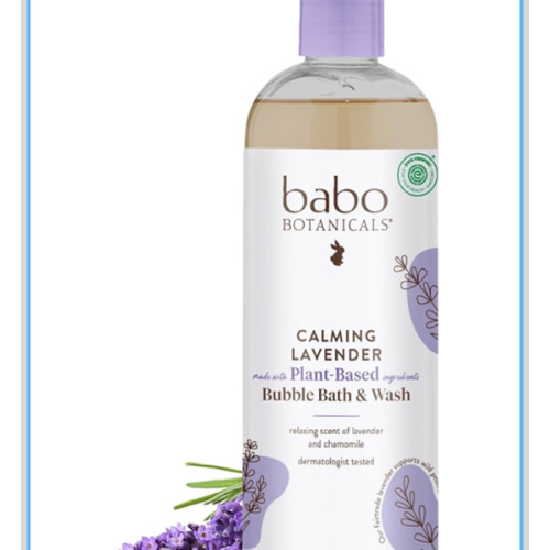 Babo Botanicals Calming Lavender 2-in-1 Bubble Bath & Wash - Relaxing Chamomile - EWG Verified- Vegan- For all ages- Scented Essential Oil - 1 or 2-Pack