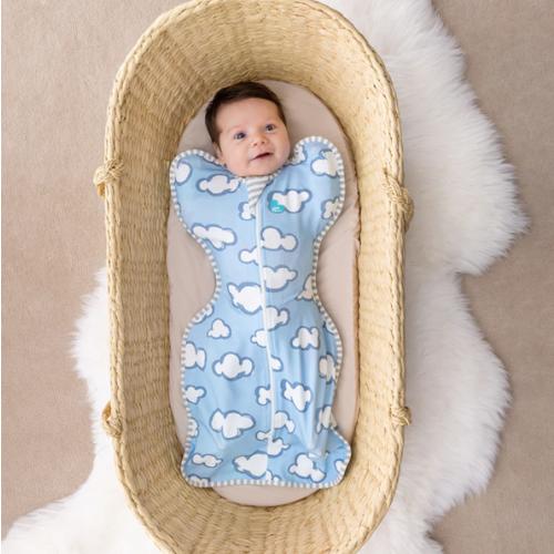 Swaddle Up™ 1.0 TOG (68-75°F) Dusty Blue Daydream Original Cotton