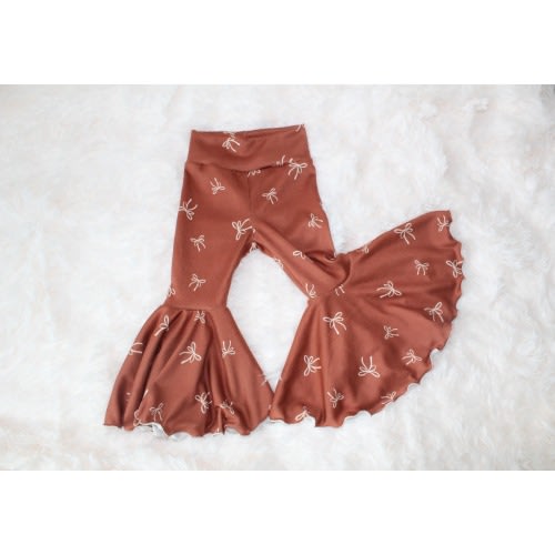 Fall Rust Bow Bellbottoms