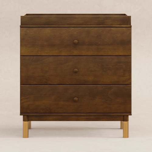 Gelato 3-Drawer Compact Changer Dresser with Removable Changing Tray (34")