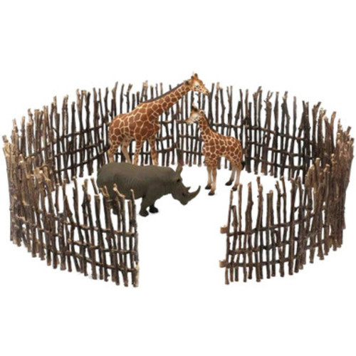 CollectA Boma Fence #89464 - Rustic Wildlife Enclosure