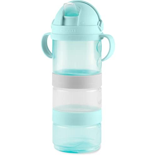 Skip Hop Stackable Snack Container & Sippy Cup, Grey Teal