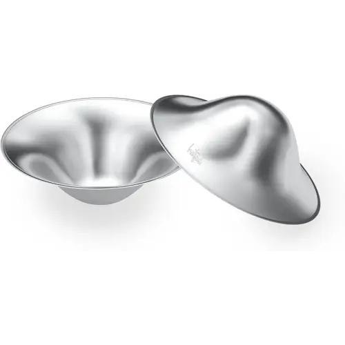 999 Silver Nipple Shields Nickle-free, Silver Nipple Shields for Nursing Newborn, Nursing Cover for Breastfeeding, Protect and Soothe Breastfeeding Essentials Silver Nipple Cups