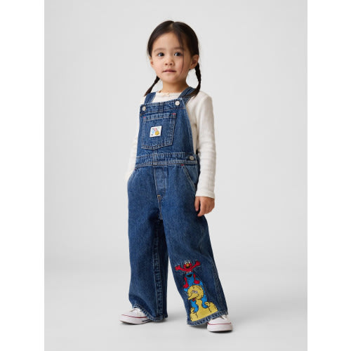 Baby & Toddler Sesame Street Denim Overalls