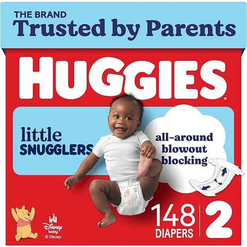 Huggies Little Snugglers Diapers Size 1, 168 Count