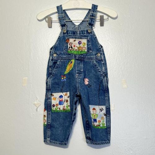 OshKosh The Genuine Article Denim Overalls Baby Boy...