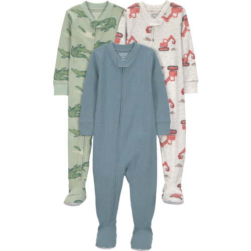 Carter's Child of Mine Toddler Pajama Sleeper, 3-Pack, Sizes 12M-5T