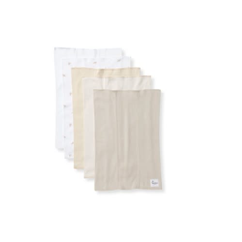 Golden Bee Organic Cotton Burp Cloths 5 Pack