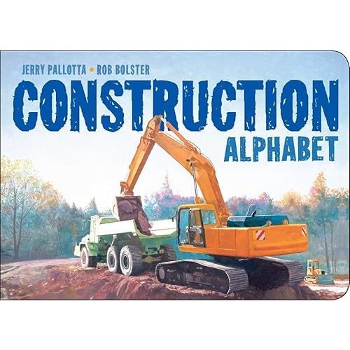 Construction Alphabet Board book – Large Print, May 9, 2017