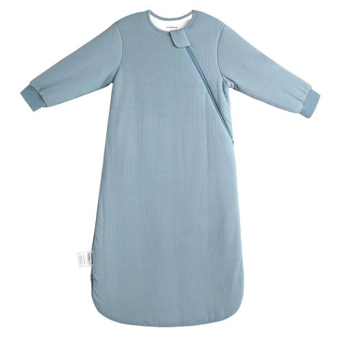Rayon Made from Bamboo Sleep Sack 0-6 Months Long Sleeve Newborn Sleep Sack 0-3 Months 1.5 Tog Winter Baby Wearable Blanket With 2-Way Zipper Unisex Sleeping Bag for Babies