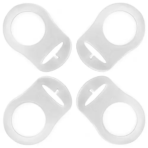 PUTSKA Pacifier Silicone Adapter Rings for Pacifier Holder and Clip MAM-Compatible