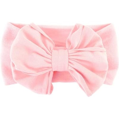 RuffleButts® Girls Pink Big Bow Headband - One Size