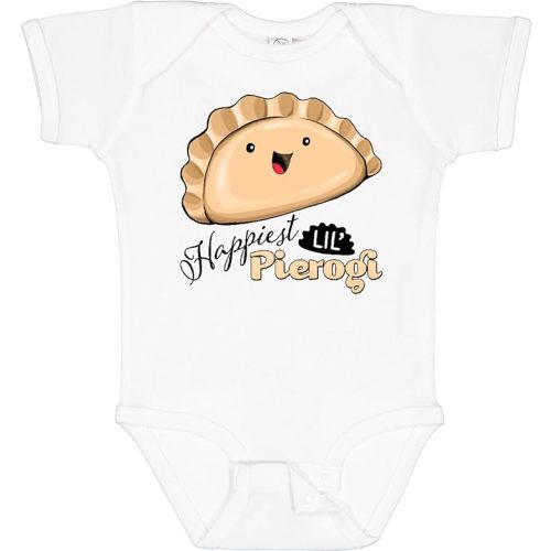 inktastic Happiest Lil' Pierogi Baby Bodysuit