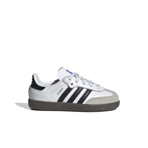 adidas Originals Samba OG "Cloud White/Core Black/Clear Granite" Toddler Kids' Shoe