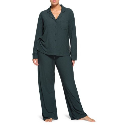 Soft Lounge Rib Sleep Set - Cypress + Large