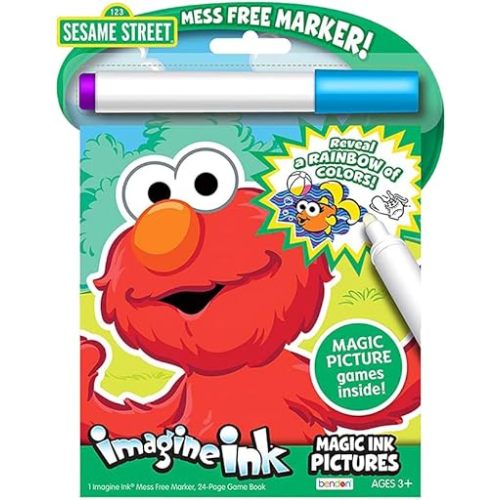 Bendon Sesame Street Imagine Ink Book with Mess Free Marker