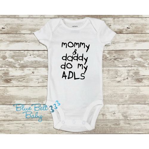 ADLs Occupational Therapy baby bodysuit child's handwriting