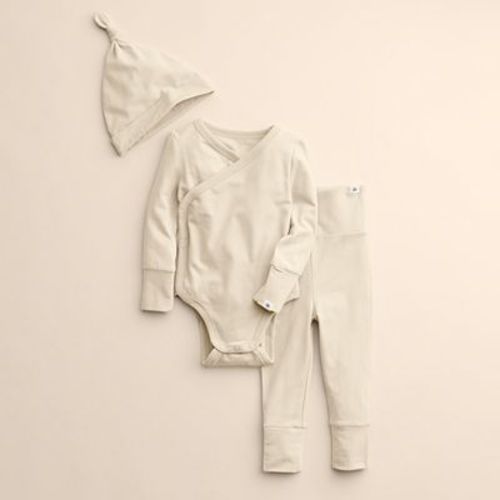 Baby Little Co. by Lauren Conrad 3-Piece Bodysuit, Pants & Hat Set