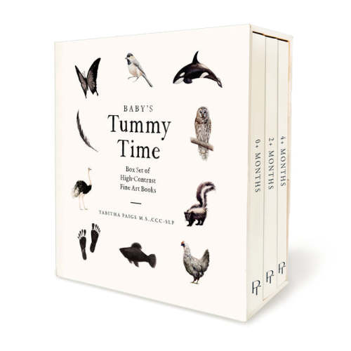 Narcomics Baby's Tummy Time Book Box Set: A 3-Book Box Set of High-Contrast Art for Visual Stimulation at Tummy Time: A 3-Book Box Set of High-Contrast Art for Visual Stimulation at Tummy Time - Baby's Tummy Time Book Box Set: A 3-Book Box Set of High-Con