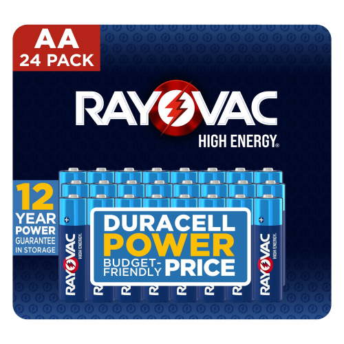 Rayovac High Energy AA Batteries (24 Pack), Double A Batteries