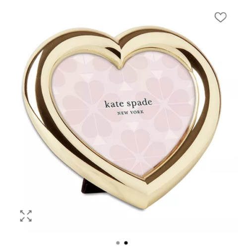 Gold Heart Frame, 5.5" x 6.25"