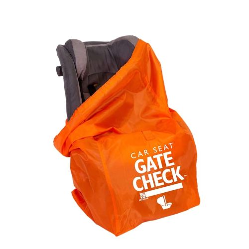 J.L. Childress Gate Check Bag for Car Seats, Orange