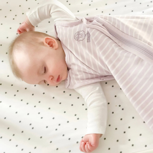 4 Season® Ultimate Baby Sleep Bag, Merino Wool & Organic Cotton, Lilac