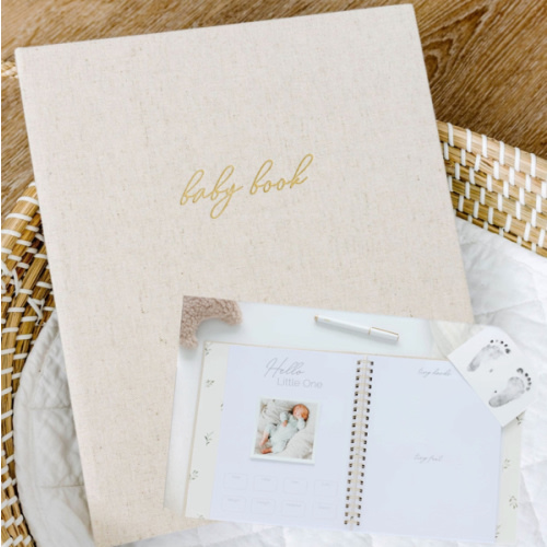 First Year Baby Memory Book - Sand