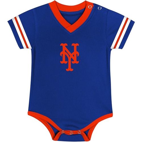 MLB Newborn & Infants 0-24 Months Official Primary Logo Creeper Romper Jersey