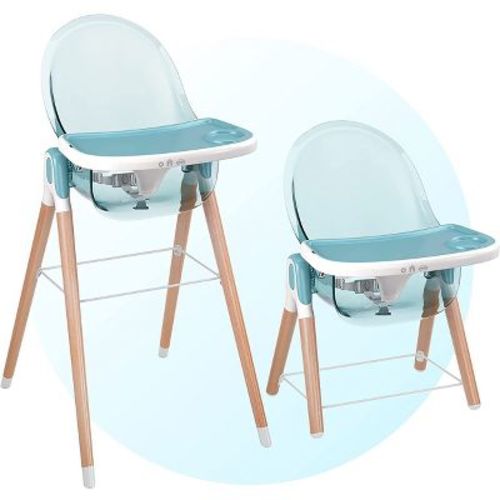 Children of Design Adjustable 6-in-1 Wooden Classic High Chair for Babies & Toddlers