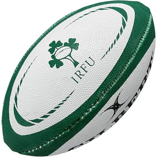 Gilbert Ireland Rugby Ball, Green, Mini, 1 Pack