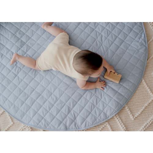 Waterproof Padded Play Mat | Dusty Sky Blue