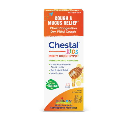 Boiron Chestal Kids Honey Cough Syrup, Homeopathic Medicine for Cough & Chest Congestion, 6.7oz HSA/FSA Eligible