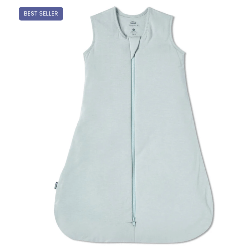 HALO - 1.5 TOG supersoft bamboo wearable blanket, double zipper sleeping bag with weighted feel - green