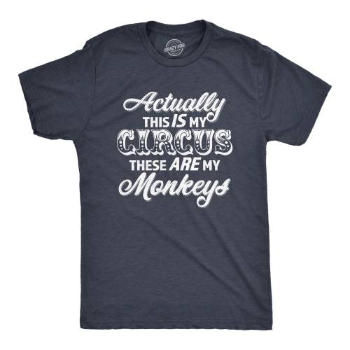 This Is My Circus, These Are My Monkeys, Funny Dad Shirt, Gift For New Dad, Fathers Day Gift, Funny Shirt For Dads, Dad Shirt Funny