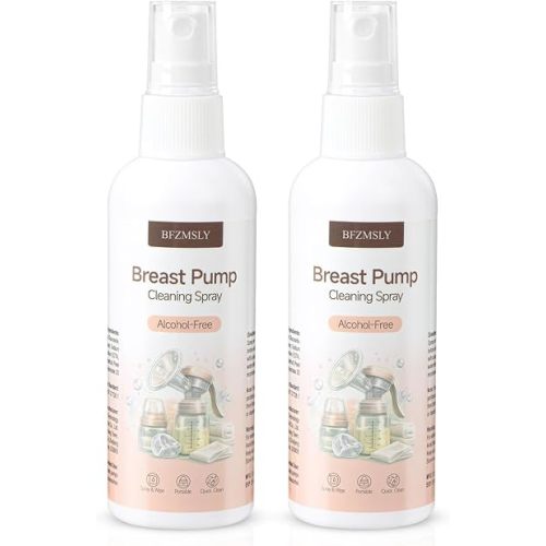 Breast Pump Cleaning Sprays, Travel Quick Clean Pump Part Sprays, 3.3 Fl Oz