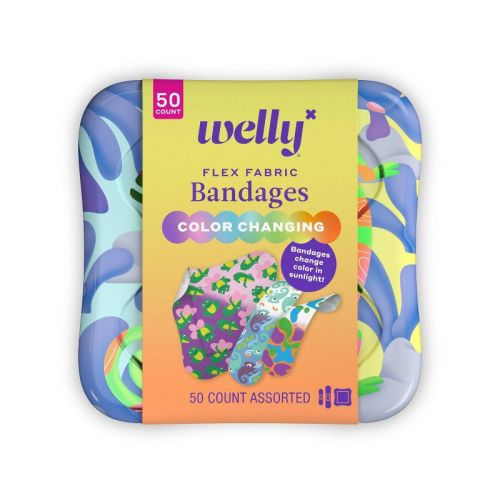 Welly Color Change Adhesive Bandages - 50ct