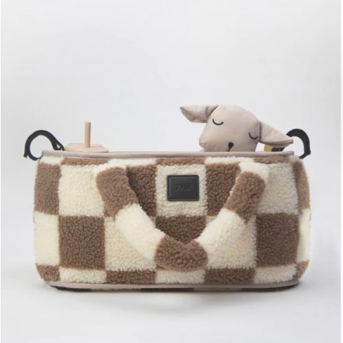 Romy Stroller Organizer - Checker Berber