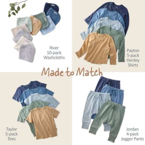 JORDAN 4-Pack Jogger Pants, Terra - butterblu | Maisonette