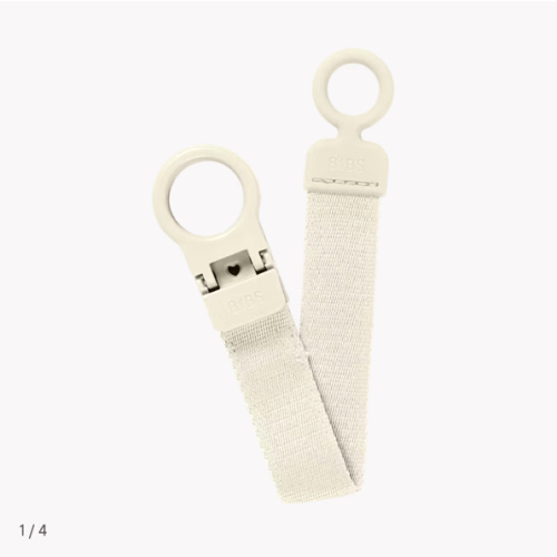 Pacifier Clip Loop - Ivory