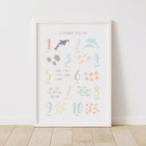 Beach Animal Alphabet Nursery Decor | Zazzle