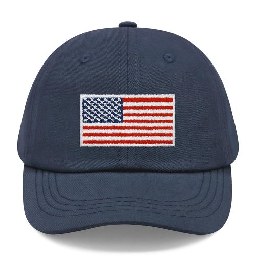 qikqik Toddler Baseball Hat Baby Baseball Cap Infant Hats Baby Ball Cap Kids 4th of July Hats Toddler American Flag Hat USA