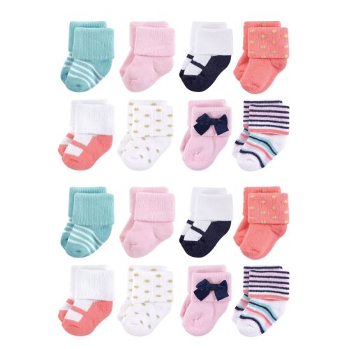 Little Treasure Baby Cotton Rich Terry Socks 16-Pack