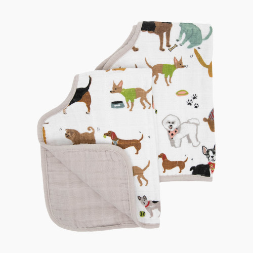 Little Unicorn Cotton Muslin Burp Cloth (2 Pack) - Woof