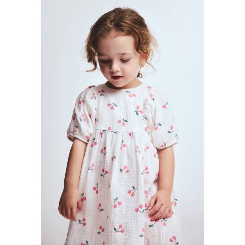 COTTON MUSLIN DRESS