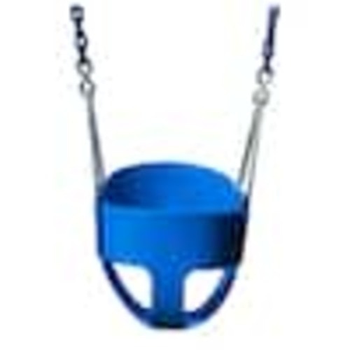 Gorilla Playsets Full-Bucket Swing with Chain in Blue