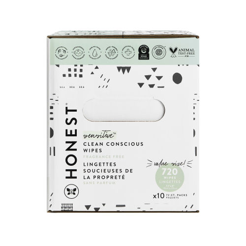 Unscented Plant-based* Clean Conscious™ Baby Wipes